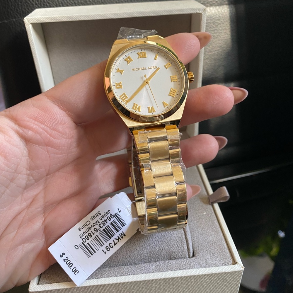 Michael Kors Lennox Gold-Tone Watch (Women’s)